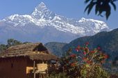 Silvester im Himalaya. Machapuchare und Annapurna 2. Foto: Archiv Härter.