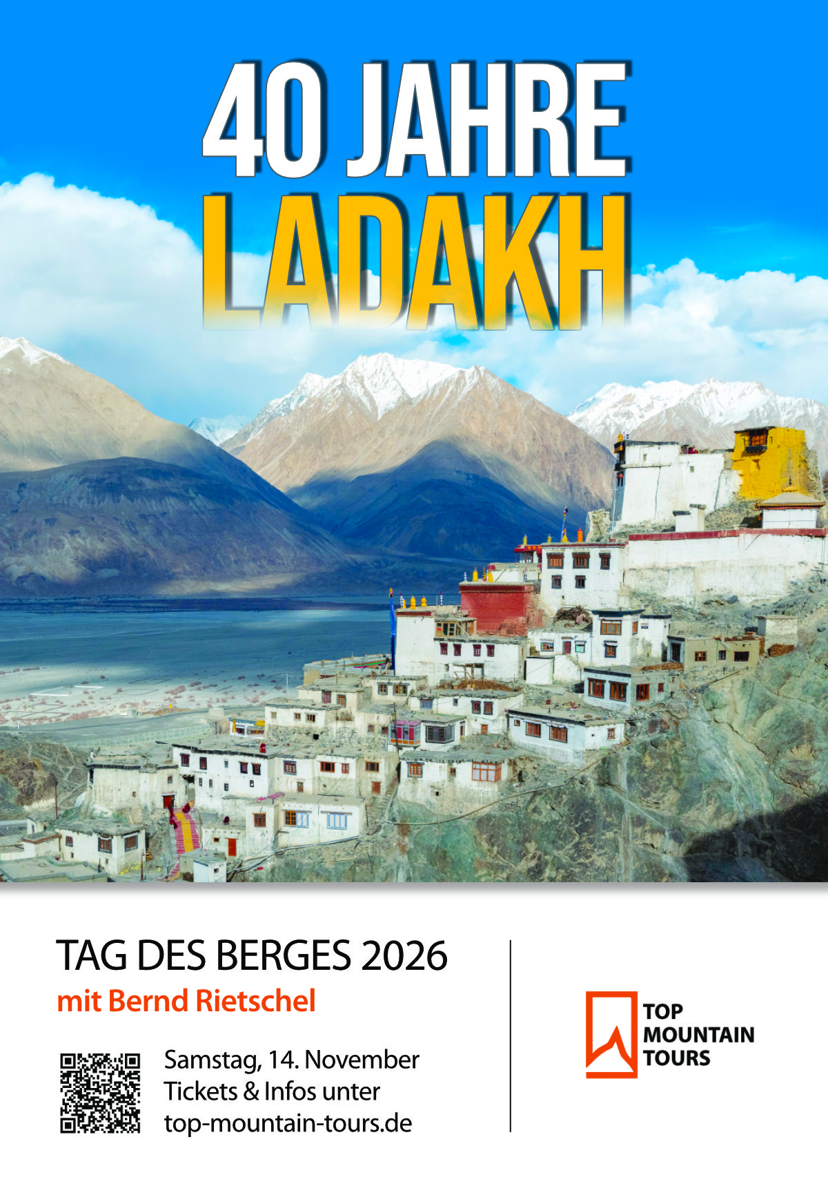 40 Jahre Ladakh – Bernd Ritschel, Plakat TAG DES BERGES 2026