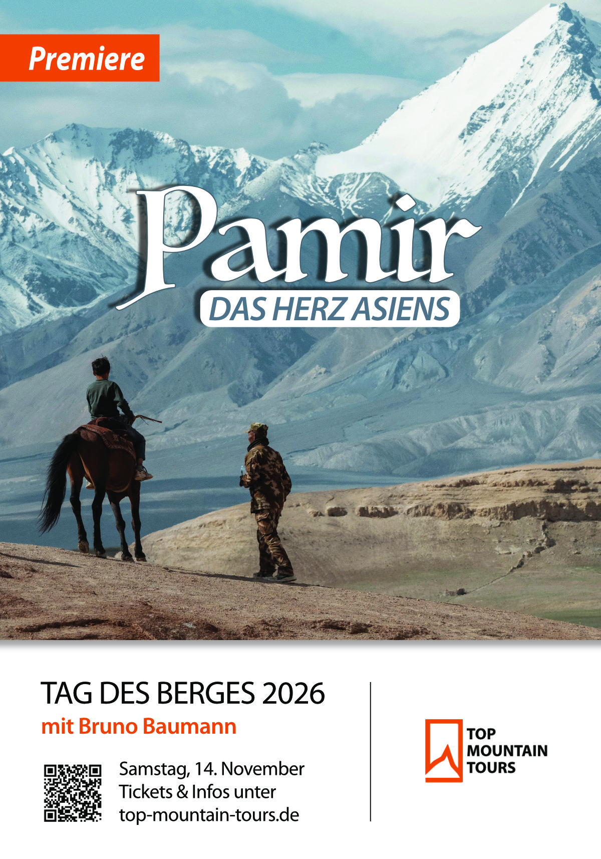 Premiere: Pamir – Das Herz Asiens – Bruno Baumann, Plakat TAG DES BERGES 2026