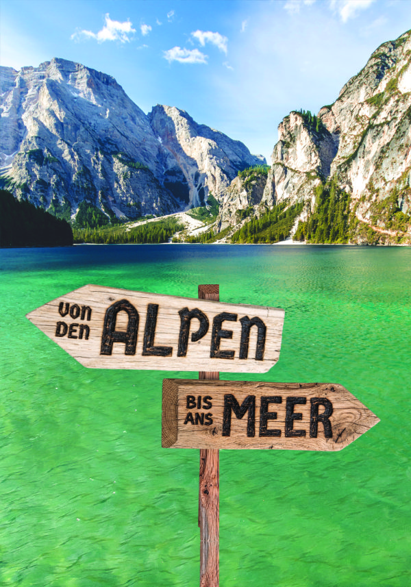 Von den Alpen bis ans Meer – Volker Krügel, Plakat TAG DES BERGES 2026