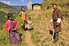 Chomolhari-Zelt-Trekking Bhutan.