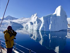 Schiffsreise Antarktische Halbinsel. Eisberg an der Antarktischen Halbinsel. Foto: Rainer Schenk.