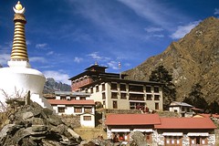 Sherpa-Kloster Tengpoche im Everest-/Khumbu-Gebiet, Nepal. Foto: Archiv Härter.