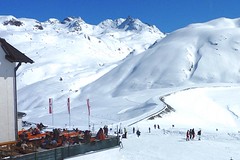 Silvretta, Skitour Piz Buin, 3312 m, Berggasthof Piz Buin auf der Bieler Höhe. Foto: Günther Härter.