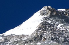 Besteigung Mount Everest. Die letzten 50 Höhenmeter zum Gipfel des Mount Everest, 8848 m. Foto: Archiv Härter.