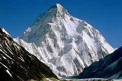 Pakistan, Karakorum-Trekking zum Concordia-Platz. Der Berg der Berge: K2, 8611 m. Foto: Archiv Härter.