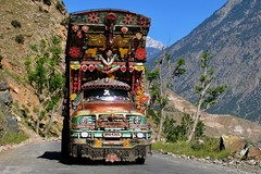Pakistan, LKW auf dem Karakorum Highway. Foto: Michael Beek.
