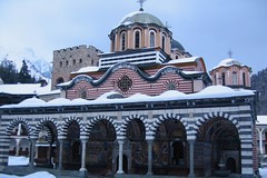 Orthodoxes Kloster Rila im Rila Gebirge, Bulgarien