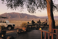 Komfort-Trekking, Lodge am Brandbergmassiv, Namibia.