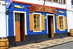 Azoren, Café in Horta auf Faial Island. Foto: JHC_photo.