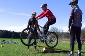 Lady's Camp, Fahrtechniktraining mit dem Mountainbike. Foto: Günther Härter. Lady's Camp, Fahrtechniktraining mit dem Mountainbike. Foto: Günther Härter.