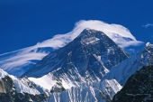 Mount Everest, 8848 m, vom Kala Pattar, 5550 m. Foto: Günther Härter.