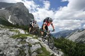 Single-Trail bei Alpenüberquerung. Foto: Centurion.