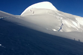 Gipfel Mera Peak, 6461 m, im Khumbu-/Everest-Gebiet. Foto: Archiv Härter.