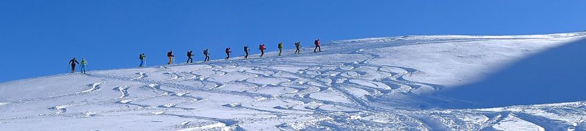 Beste Skitourenverhältnisse in Graubünden. Foto: Günther Härter.