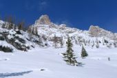 Winter in den Dolomiten. Foto: Günther Härter. Winter in den Dolomiten. Foto: Günther Härter.