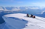 Skitouren-Paradies im Hohen Norden Norwegens. Skitouren auf den Lofoten. Foto: Günther Härter.