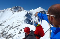 Skitouren in Griechenland, Besteigung Olymp/Mitikas, 2918 m. Foto: Herbert Streibel.
